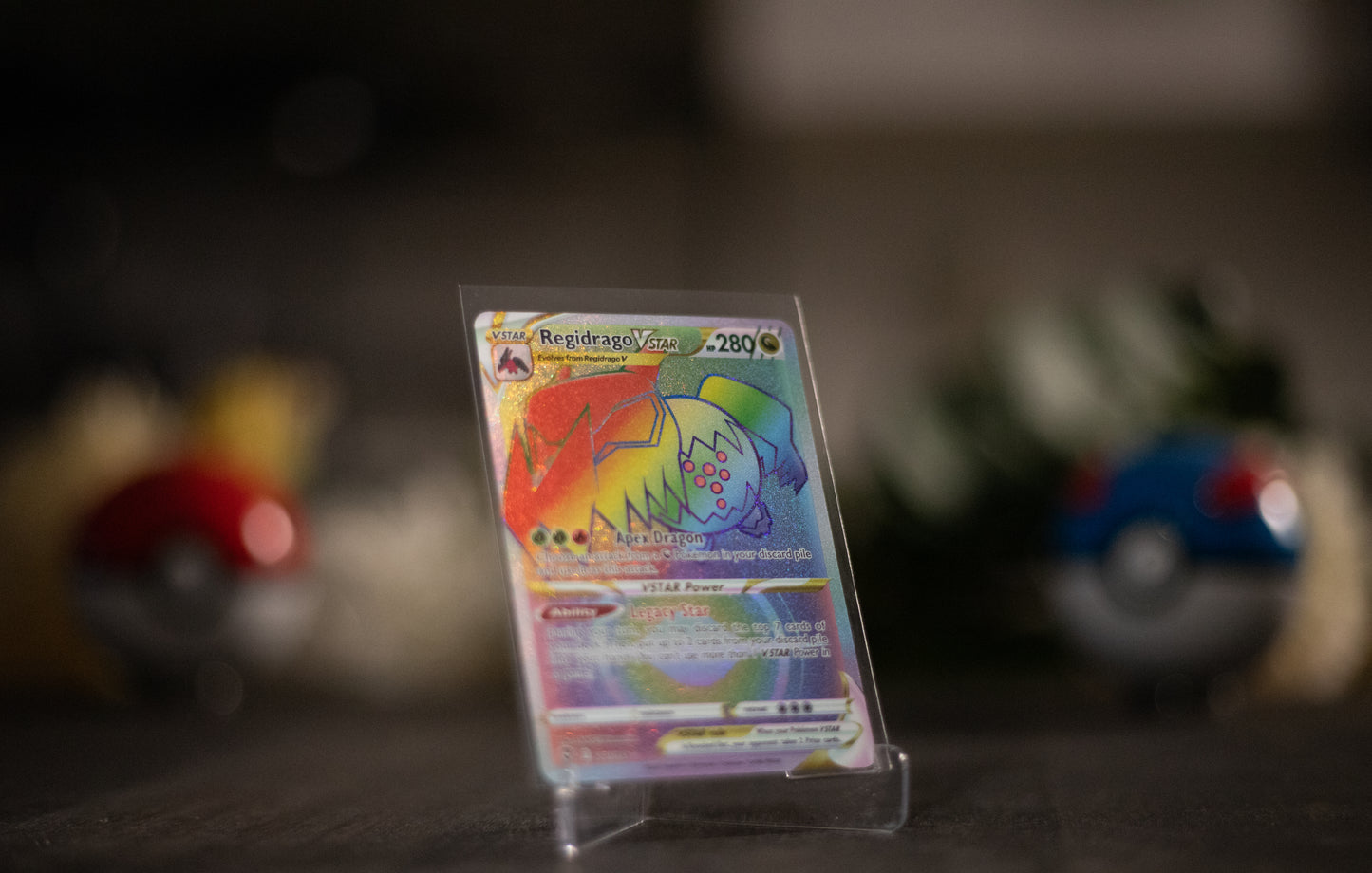 Rainbow Regidrago VSTAR - Silver Tempest #201