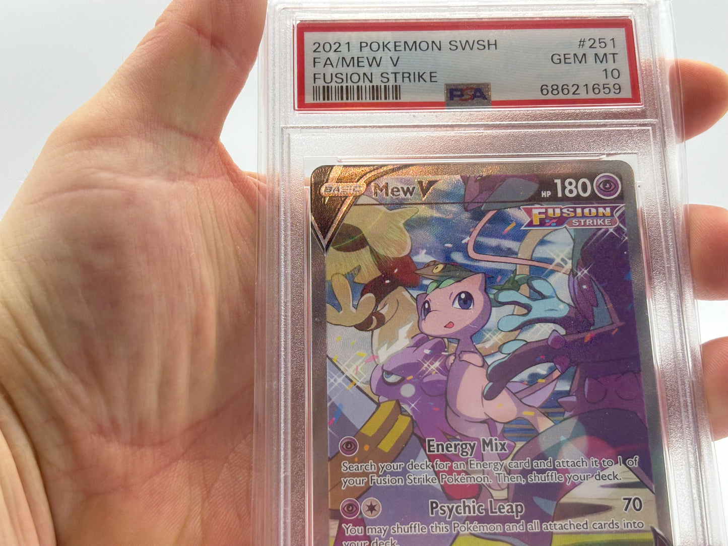 PSA 10 - Alt Art Mew - Fusion Strike #251