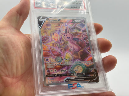 PSA 10 - Alt Art Espeon V - Evolving Skies #180