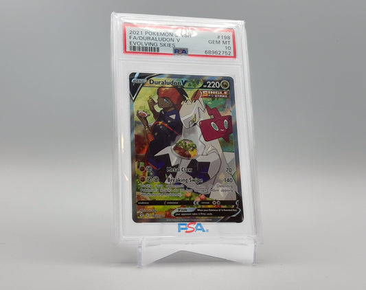 PSA 10 - Alt Art Duraludon V - Evolving Skies #198