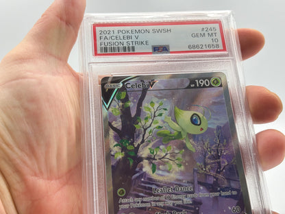 PSA 10 - Alt Art Celebi V - Fusion Strike #245