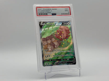 PSA 9 - Alt Art Greedent V - Fusion Strike #257