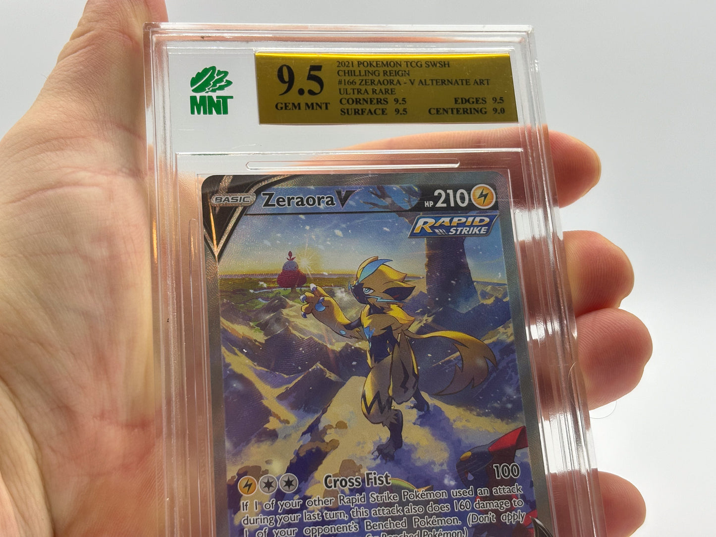 MNT 9.5 - Alt Art Zeraora V - Chilling Reign #166