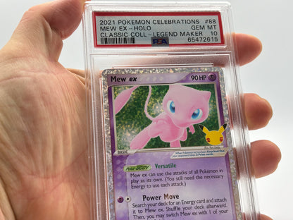 PSA 10 - Mew EX - Celebrations Classic Collection