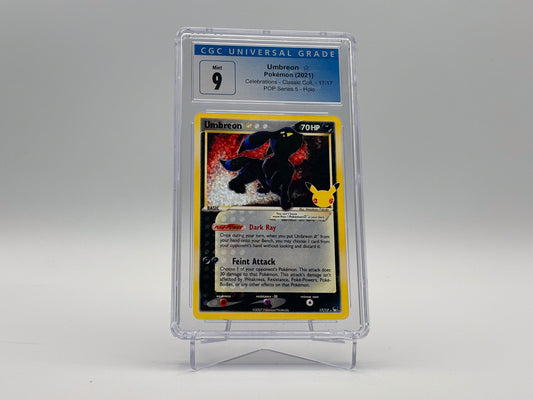 CGC 9 - Umbreon Gold Star - Celebrations Classic Collection