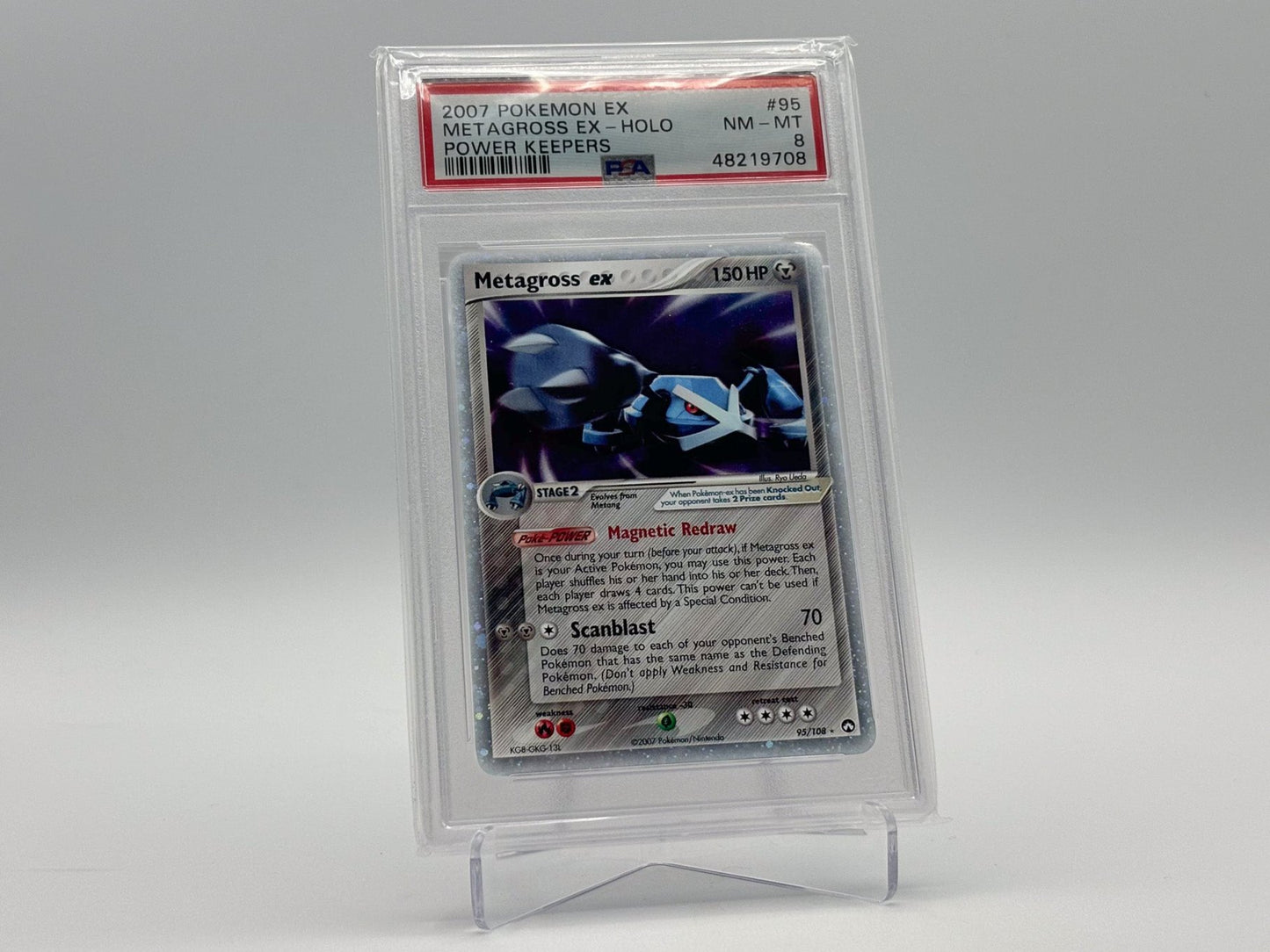 PSA 8 - Metagross ex - EX Power Keepers #95