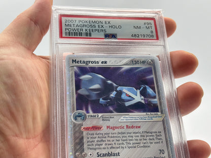 PSA 8 - Metagross ex - EX Power Keepers #95