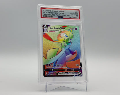 PSA 10 - Rainbow Gardevoir VMAX - Champion's Path #76