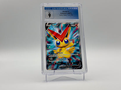 CGC 9 - Full Art Victini V - Battle Styles #144