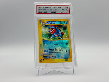 PSA 8 - Feraligatr Reverse Holo - Expedition #46