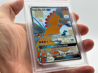 PSA 9 - Full Art Ho-oh GX - Hidden Fates SV50