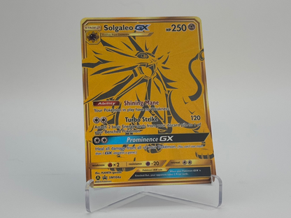 Gold Solgaleo GX - Promo SM104