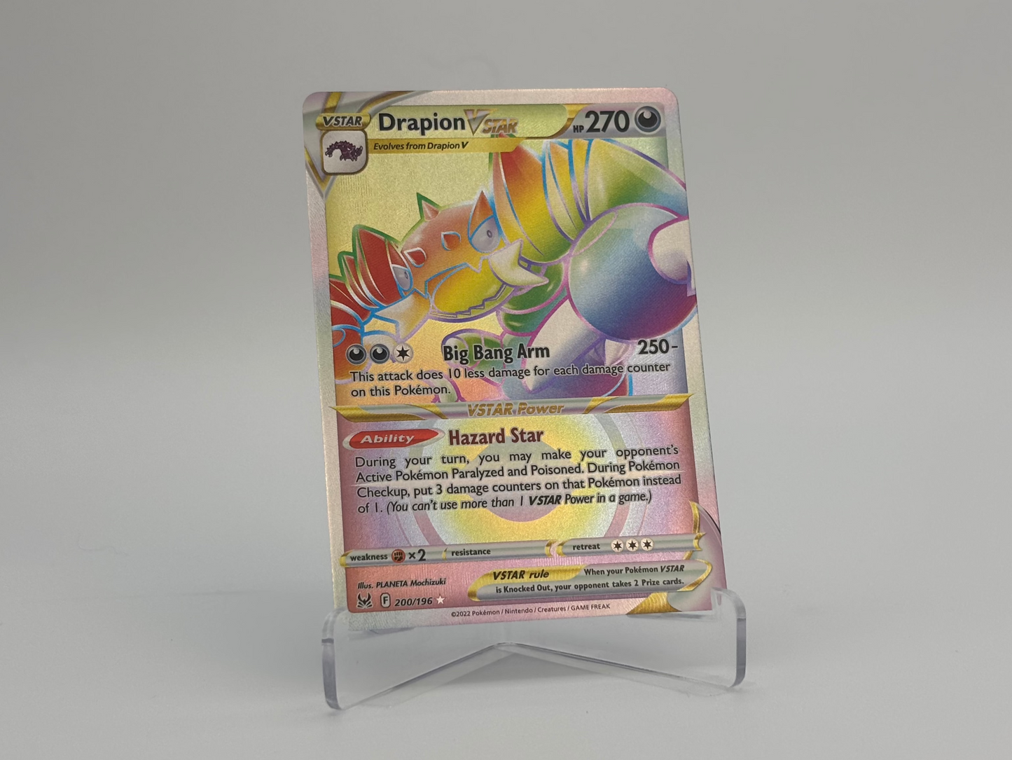 Rainbow Drapion VSTAR - Lost Origin #200