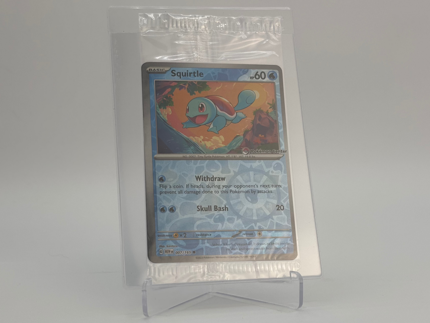 *Sealed* Pokémon Center Exclusive Squirtle