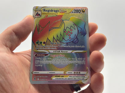 Rainbow Regidrago VSTAR - Silver Tempest #201