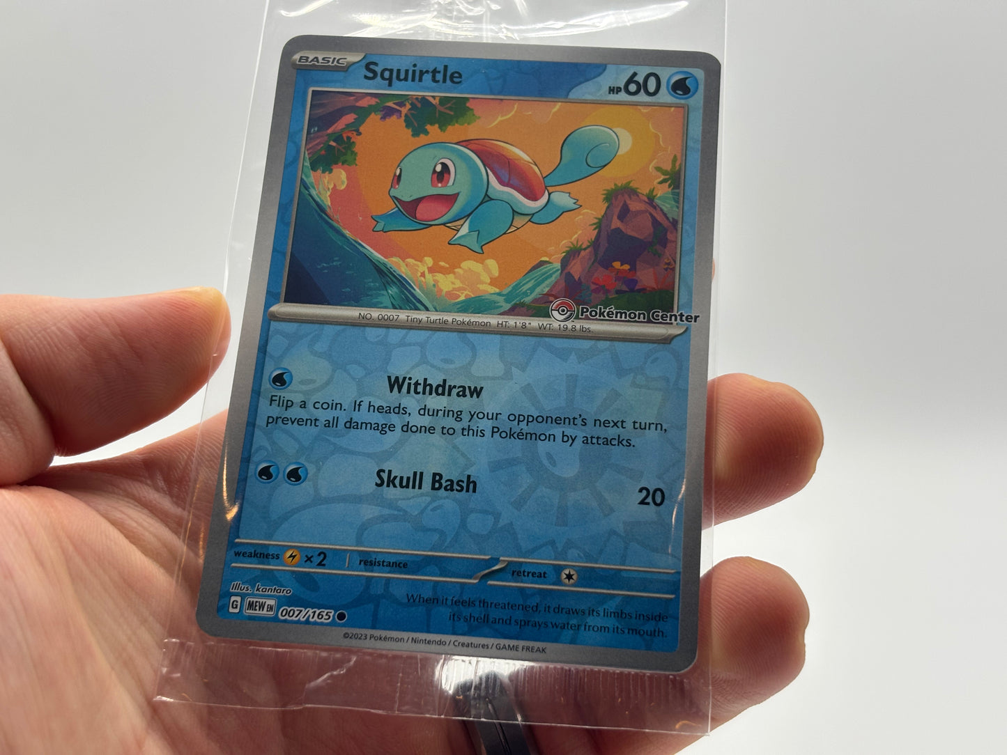 *Sealed* Pokémon Center Exclusive Squirtle